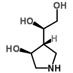 CAS#: 779337-55-2, (1R)-1-[(3R,4S)-4-Hydroxy-3-pyrrolidinyl]-1,2-ethanediol