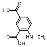 CAS#: 779349-89-2, 4-methylaminobenzene-1,3-dicarboxylic acid