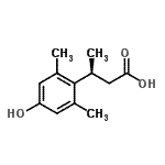 CAS 登录号：779358-72-4， (3S)-3-(4-羟基-2,6-二甲基苯基)丁酸