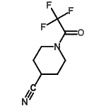 CAS#: 77940-79-5, 1-(Trifluoroacetyl)-4-piperidinecarbonitrile