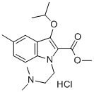 CAS#: 77941-19-6, Methyl 1-(2-Dimethylaminoethyl)-5-Methyl-3-Propan-2-Yloxyindole-2-Carboxylate Hydrochloride
