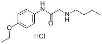 CAS#: 77966-25-7, 2-(Butylamino)-p-Acetophenetidide Hydrochloride
