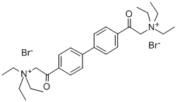 CAS#: 77967-04-5, Triethyl-[2-[4-[4-(2-Oxo-2-Triethylazaniumylethyl)Phenyl]Phenyl]Acetyl]Azanium Dibromide