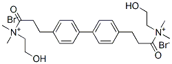CAS#: 77967-05-6, 2-Hydroxyethyl-[3-[4-[4-[2-(2-Hydroxyethyl-Dimethyl-Ammonio)Carbonylethyl]Phenyl]Phenyl]Propanoyl]-Dimethyl-Azanium Dibromide