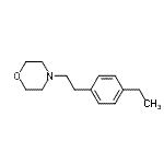 CAS#: 779979-86-1, 4-[2-(4-Ethylphenyl)ethyl]morpholine