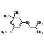 CAS#: 779981-94-1, N-Isobutyl-2,2-dimethyl-6-(methylsulfanyl)-2,3-dihydro-4-pyridinamine