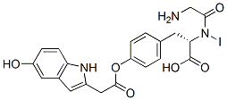 CAS#: 78044-52-7, (2S)-2-[[2-[(5-Hydroxy1h-Indole-3-Carbonyl)Amino]Acetyl]Amino]-3-(4-Hydroxy-3-Iodophenyl)Propanoic Acid