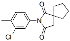CAS 登录号：78045-31-5， 8-(3-氯-4-甲基苯基)-8-氮杂螺[4.4]壬烷-7,9-二酮