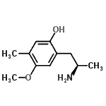 CAS 登录号：780697-71-4， 2-[(2R)-2-氨基丙基]-4-甲氧基-5-甲基苯酚