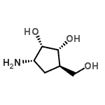 CAS#: 780705-82-0, (1R,2S,3S,5R)-3-Amino-5-(hydroxymethyl)-1,2-cyclopentanediol