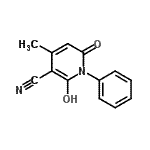 CAS#: 780706-23-2, 2-Hydroxy-4-methyl-6-oxo-1-phenyl-1,6-dihydro-3-pyridinecarbonitrile