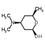 CAS#: 780727-47-1, (2R,4S,6R)-4-(Dimethylamino)-6-methyltetrahydro-2H-pyran-2-ol