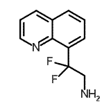 CAS#: 780769-67-7, 2,2-Difluoro-2-(8-quinolinyl)ethanamine