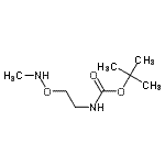CAS#: 780770-06-1, 2-Methyl-2-propanyl {2-[(methylamino)oxy]ethyl}carbamate