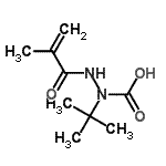 CAS#: 780781-39-7, 2-Methacryloyl-1-(2-methyl-2-propanyl)hydrazinecarboxylic acid