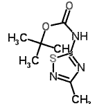 CAS#: 78092-93-0, tert-butyl N-(3-methyl-1,2,4-thiadiazol-5-yl)carbamate