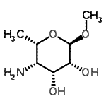 CAS 登录号：781561-46-4， 甲基4-氨基-4,6-二脱氧-alpha-L-吡喃塔洛糖苷