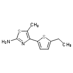 CAS#: 781574-99-0, 4-(5-Ethyl-2-thienyl)-5-methyl-1,3-thiazol-2-amine