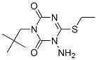 CAS 登录号：78168-93-1， 1-氨基-6-(乙硫基)-3-新戊基-1,3,5-三嗪-2,4(1H,3H)-二酮