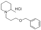 CAS 登录号：78219-13-3， 2-甲基-1-(3-苯基甲氧基丙基)哌啶盐酸盐