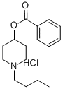CAS 登录号：78219-15-5， (1-丁基哌啶-4-基)苯甲酸酯盐酸盐