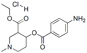 CAS 登录号:78219-26-8, 4-(4-氨基苯甲酰)氧基-1-甲基哌啶-3-羧酸乙酯盐酸盐
