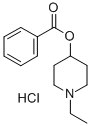 CAS 登录号：78219-58-6， (1-乙基哌啶-4-基)苯甲酸酯盐酸盐