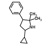 CAS#: 782392-43-2, 5-Cyclopropyl-2,2-dimethyl-3-phenylpyrrolidine