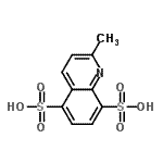 CAS 登录号：782403-86-5， 2-甲基-5,8-喹啉二磺酸