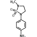 CAS 登录号：782420-52-4， 4-(5-甲基-1,1-二氧代-1,2,5-噻二唑烷-2-基)苯胺