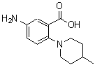 CAS#: 78243-68-2, 5-Amino-2-(4-methyl-1-piperidinyl)benzoic acid