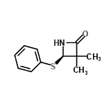 CAS 登录号：782496-99-5， (4R)-3,3-二甲基-4-(苯基硫基)-2-氮杂环丁酮