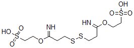 CAS#: 78303-20-5, 2-[3-[3-Imino-3-(2-Sulfoethoxy)Propyl]Disulfanylpropanimidoyloxy]Ethanesulfonic Acid