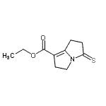 CAS#: 78312-56-8, Ethyl 3-thioxo-2,3,5,6-tetrahydro-1H-pyrrolizine-7-carboxylate