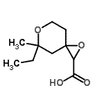 CAS 登录号：783244-64-4， 5-乙基-5-甲基-1,6-二氧杂螺[2.5]辛烷-2-羧酸