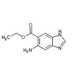 CAS#: 783248-93-1, Ethyl 5-amino-1H-benzimidazole-6-carboxylate