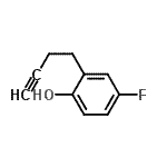 CAS#: 783332-58-1, 2-(3-Butyn-1-yl)-4-fluorophenol