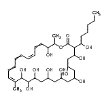 CAS 登录号:78361-81-6, (17Z,23Z)-4,6,8,10,12,14,15,16,27-壬羟基-3-(1-羟基己基)-17,28-二甲基氧杂环二十八碳-17,19,21,23,25-五烯-2-酮