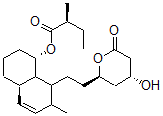 CAS#: 78366-44-6, [(1S,4aR)-8-[2-[(2R,4R)-4-Hydroxy-6-Oxooxan-2-Yl]Ethyl]-7-Methyl-1,2,3,4,4a,7,8,8a-Octahydronaphthalen-1-Yl] (2S)-2-Methylbutanoate