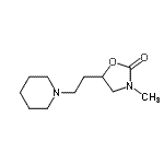 CAS#: 784080-17-7, 3-Methyl-5-[2-(1-piperidinyl)ethyl]-1,3-oxazolidin-2-one
