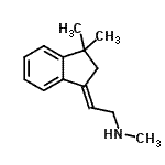 CAS#: 784080-37-1, (2E)-2-(3,3-Dimethyl-2,3-dihydro-1H-inden-1-ylidene)-N-methylethanamine