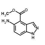 CAS#: 78416-43-0, Methyl 5-amino-1H-indazole-4-carboxylate