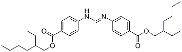 CAS 登录号：78480-23-6， 2-乙基己基4-[[4-(2-乙基己氧羰基)苯基]亚氨基甲基氨基]苯甲酸酯