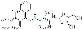 CAS 登录号：78493-10-4， (2R,3S,5R)-2-(羟基甲基)-5-[6-[(12-甲基苯并[b]菲-7-基)甲基氨基]嘌呤-9-基]四氢呋喃-3-醇