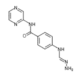 CAS 登录号：785013-66-3， 4-{[(E)-亚肼基甲基]氨基}-N-(2-吡嗪基)苯甲酰胺