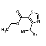 CAS#: 78502-78-0, Ethyl 4-(dibromomethyl)-1,3-thiazole-5-carboxylate