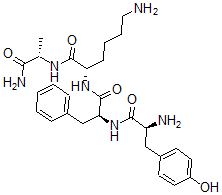 CAS#: 785039-30-7, L-tyrosyl-L-phenylalanyl-L-lysyl-L-Alaninamide