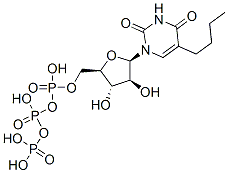 CAS 登录号：78524-95-5， [(2R,3S,4S,5R)-5-(5-丁基-2,4-二氧代嘧啶-1-基)-3,4-二羟基四氢呋喃-2-基]甲基(羟基-膦酰氧基磷酰)氢磷酸酯