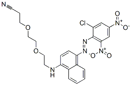 CAS#: 78527-62-5, 3-[2-[2-[[4-(2-Chloro-4,6-Dinitrophenyl)Diazenylnaphthalen-1-Yl]Amino]Ethoxy]Ethoxy]Propanenitrile