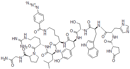 CAS#: 78527-81-8, 6-(N-epsilon-(4-Azidobenzoyl)Lysine)-Lhrh